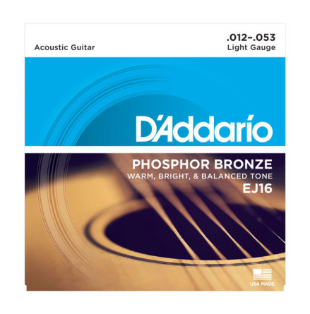 DADDARIO EJ16 Western Phosphor Bronze 012-053